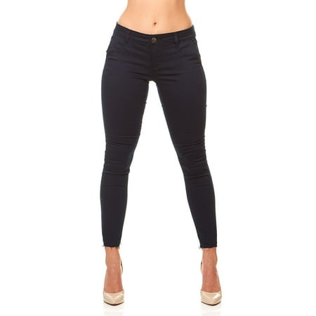 VIP Jeans for women | Skinny Jeans Pants with trouser pockets | Butt Lift Slim Fit Stretchy Material comes in Black Green or Blue | Junior (Best Butt In Jeans)
