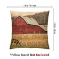 thumbnail image 4 of nygtbtfer Red Farm House Decorative Pillows Cover Rustic Sign Throw Pillow Case Home Cushion Cover Decor for Sofa 24x24in, 4 of 7