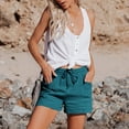 thumbnail image 7 of Shorts for Women Running Swim Athletic Gradient Mid Waist Athleisure Tennis Culottes With Pockets, 7 of 7