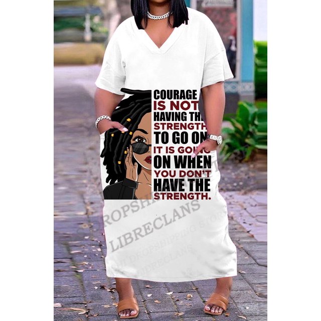 Fashion Long Dress Africa Women Fashion Summer Bohemian Beach Dress Party Evening Loose Max Dresses Sexy Oversized Vestidos Girl5XL Gao Jinjia LED