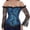 Blue, variant on Womens Corset Top Renaissance Bustier Red S