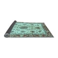 thumbnail image 2 of Ahgly Company Indoor Rectangle Oriental Light Blue Modern Area Rugs, 8' x 12', 2 of 4