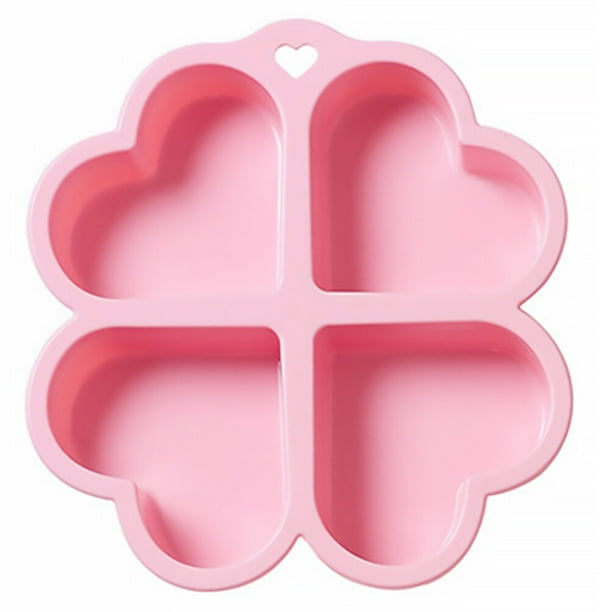 1 molde de silicona para hornear con forma de corazón, para muffins y pasteles.