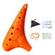 thumbnail image 5 of Ocarina Alto C coleccionable de 12 agujeros para niños, principiantes y adultos Naranja, 5 of 9