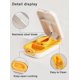 thumbnail image 3 of Small Pill Cutter,Pill Cutter Splitter for Small and Tiny Pills,Pill Splitter with Safety Lock,Easy Open Close,Professional (White Orange), 3 of 5