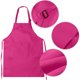 thumbnail image 2 of 1 Juego de delantal infantil con delantal y gorro. Delantal infantil, gorro de cocinero para dibujar en repostería., 2 of 5
