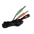 thumbnail image 1 of Adaptador PC Splitter Iienza de 1,8 m, 3,5 mm a doble 3,5 mm, 1 of 2