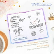 TCJJ Unicorn Diary with Lock and Key,Tie-Dye Fuzzy Journal, Hardcover Notebook with 160 Pages,Cute Stationery Unicorn Gift, Christmas Birthday Gift