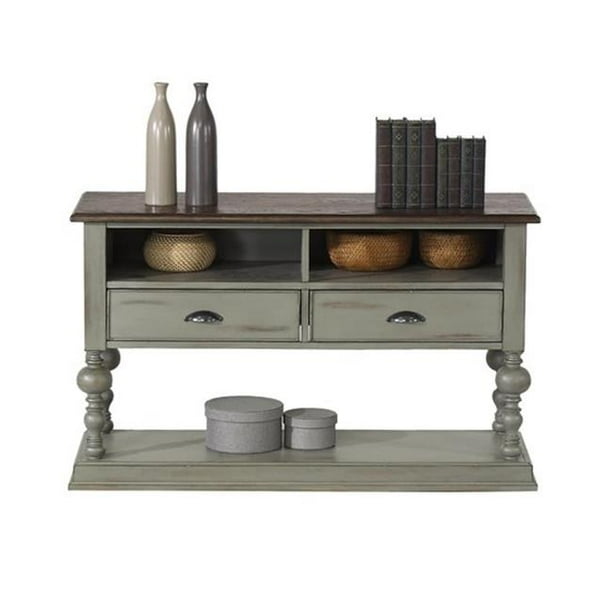 Living Room Sofa,Console Table Weathered Grey And Oak
