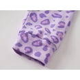 thumbnail image 6 of Topgal Purple Kittten Pajamas for Girls – Cotton Snug-Fitting Tee Shorts & Pants PJ Set Size 10, 6 of 7