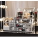 thumbnail image 5 of Organizador de maquillaje Hersoo Glass Vanity, apilable, juego de 2 cajones, 5 of 6