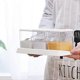 thumbnail image 3 of Clear Seasoning Box, 3 Pieces Clear Seasoning Storage Container for Spice Salt Sugar Cruet, Condiment Jars with Spoons, 3 of 5