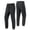 Dark Gray, variant on YLSDY Men's Solid Jogger Pants, Elastic Drawstring Waist, Zipper Pockets, Casual Athletic Trousers Dark Blue XL