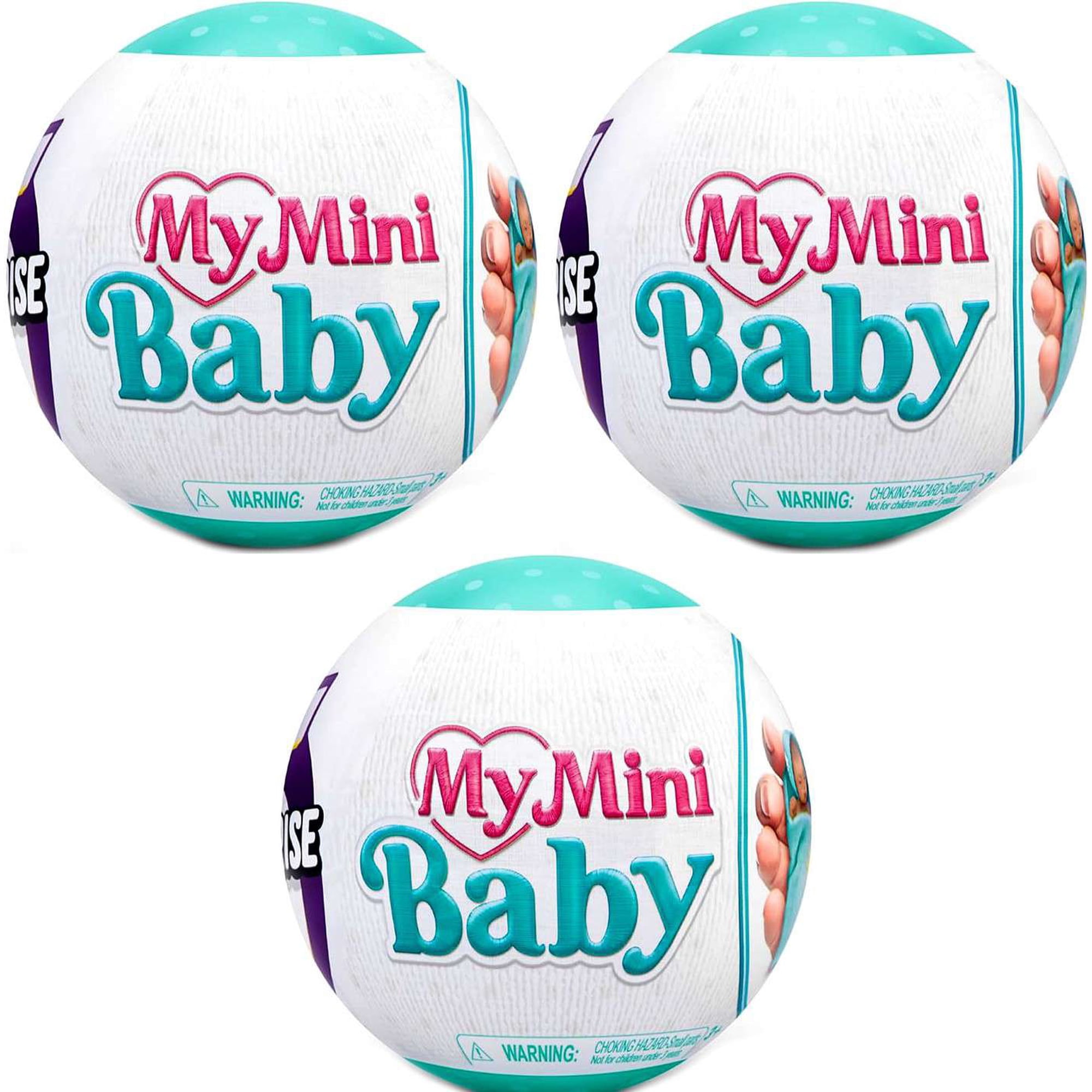 5 Surprise My Mini Baby Series 1 LOT of 3 Mystery Packs