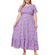 thumbnail image 4 of Vestido Corto de Verano con Cuello en V Perla Sobredimensionada Bordada, Dama de Honor Casual Y Vestido de Verano de las Mujeres, 4 of 5