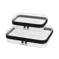 thumbnail image 6 of Clear Hard Shell Zipper Cases, Dustproof Crush-resistant Travel Organizer for Makeup Toiletries, Dustproof Small Items Storage Bags for Cosmetics Accessories, 6 of 8