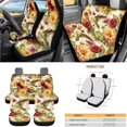 thumbnail image 4 of KUIFORTI Hummingbird Print Car Seat Cover Set Wear-Resistant Set 15 Pcs Automotive Front Seat & Bench Back Seat Cover Washable Breathable Non Slip Fits for Cars Truck SUV, 4 of 7