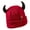 Red, variant on Troubled Safety Pin Plan Weave Hat Cold Unisex Earflap Hat For Outdoor Tasks Cold Weather Security
