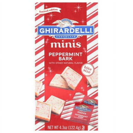Ghirardelli Bite Size Minis Peppermint Bark 4.3 oz