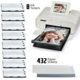 thumbnail image 2 of 4 Pack Canon RP-108/RP108 Color Ink Paper Set (8 Ink Toners/432 Paper Sheets), 2 of 4