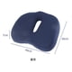 thumbnail image 5 of Cojines para sillas, cojín de asiento de espuma viscoelástica, cojines para sillas de espuma viscoelástica, cojín ortopédico para hemorroides, fiabilidad excepcional, 5 of 8