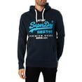 thumbnail image 2 of Superdry Vintage Logo Prem Good Pullover Hoodie, Blue, 2 of 5
