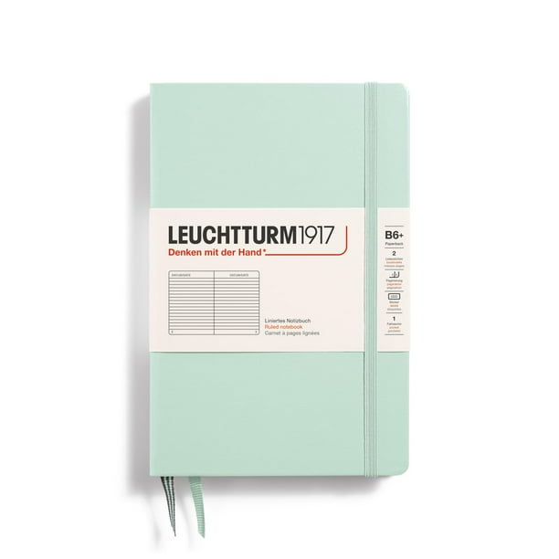 Cuaderno LEUCHTTURM1917 Tapa Dura y Tapa Blanda B6+ 219 Páginas