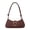 Brown, variant on Women PU Underarm Bag Vintage Strap Adjustable Elegant Leather Shoulder Bag Handbag Black F Size Ladies Casual Trendy Crossbody Purse For Dating Shopping Work Travel (11.8 inches / 30.0 cm)