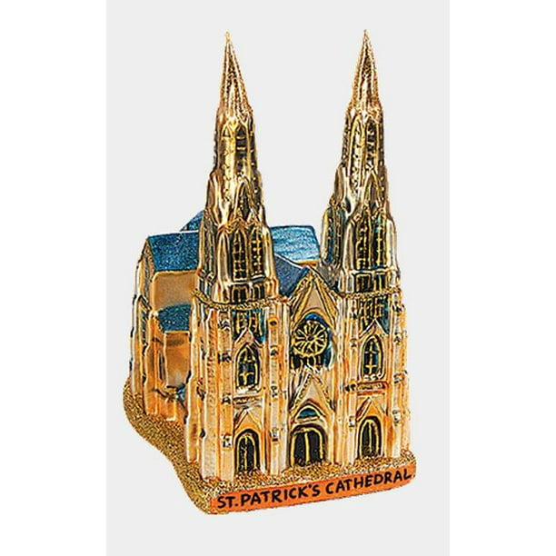 St. Patricks Cathedral New York City Polish Glass Christmas Ornament