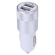 thumbnail image 3 of Enchufes de Cable de coche duraderos Metal Dual USB aleación de aluminio 2.1A adaptador de encendedor de cigarrillos de coche accesorios de teléfono móvil JShteea Nuevo, 3 of 6