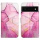 thumbnail image 2 of For Google Pixel 6 Pro PT003 Marble Pattern Flip Leather Phone Case, 2 of 5