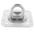 thumbnail image 4 of HOMEMAXS  D Rings Heavy Duty Recessed Pulls for Cabinets Flush Hatch Latch Silver, 4 of 8