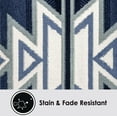 thumbnail image 6 of Home Dynamix Premium Sagrada Southwestern Geometric Area Rug Blue/Grey, 5'2"x7'4", 6 of 9