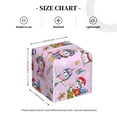 thumbnail image 2 of Rateoe Christmas Unicorns Pattern Tissue Box Cover, Modern Square Decorative Leather Facial Paper Case Organizer Holder Dispenser 5X5X5'', 2 of 8
