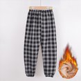 thumbnail image 6 of Boys Sweatpants Straight Leg Sweatpants Fall Winter Casual Wear Open Bottom Relaxed Fit Athletic Pants Kids Black Sweatpants Size 10-11 Years, 6 of 9