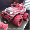 thumbnail image 2 of Coche De Juguete Teledirigido Recargable Camión Todoterreno Rosa, 2 of 5