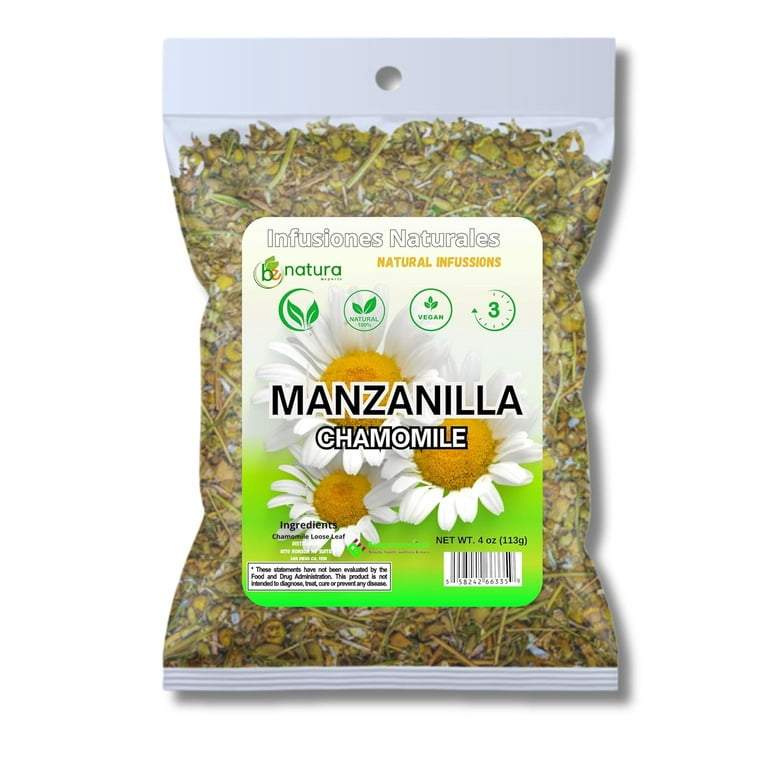 Bexpertsusa Chamomile Herbal Tea Loose Leaf, Vegan, Caffeine-Free