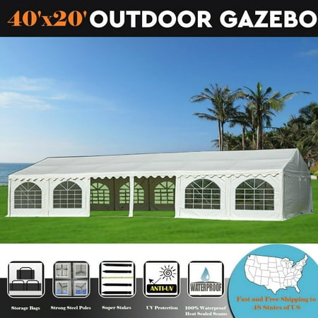 40 X20 Pvc White Tent Heavy Duty Wedding Party Tent Canopy