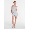 thumbnail image 3 of Joyspun Women's Woven Poplin Sleep Shorts, 3'' Inseam, Sizes XS-3X, 3 of 6