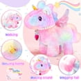 thumbnail image 3 of Juguete de Peluche Unicornio Tagitary con Cuerno Luminoso para Niños, 3 of 8
