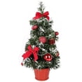 thumbnail image 1 of 40CM Mini Battery Powered Tabletop Christmas Tree Hanging Decoration Artificial Pine Tree, 1 of 6