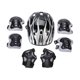 thumbnail image 1 of 7x Kids Casco para bicicletas Roller Casco de patinaje Impacto Resistencia a la adolescencia Ajuste de adolescencia Ligero ajustable Casco de patineta Plateado negro, 1 of 8