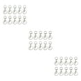 thumbnail image 1 of ZheElen 10pack/lot Metal Key Chain Snap Hooks - Accessories For Personalized Keychain Is Low Bright silver 3Set, 1 of 6