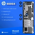 thumbnail image 3 of Restored HP ProDesk 600 G4 Desktop PC, Intel Core i5 3.2GHz, 16GB RAM, 1TB SSD, Win 11 Pro, WiFi, BT, Gaming KBM, RGB Speakers, 2K Webcam, 24" Monitor – Blair Tech (Refurbished), 3 of 7