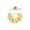 Fluorescence Yellow, variant on Cat Crown Collar with Lace Bib, Pet Neck Accessory for Cats and Kittens, Party Holiday Costume Outfit for Small Pets for Photo Props