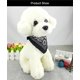 thumbnail image 2 of Collar de pañuelo para perro de moda, collar para perro, pañuelo mediano para niño, pañuelo para cachorro con collar para perros (negro M), 2 of 4
