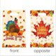 thumbnail image 4 of Bolsas de regalo de Acción de Gracias con forma de pavo y hoja de arce iridiscentes, 10 unidades, 4 of 4