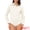Beige, variant on Button Down Bodysuit Blouse  Casual Top S White