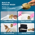 thumbnail image 2 of BLACK+DECKER High Pressure Handheld Shower Head with 9 Spray Settings and Stainless Steel Hose, Gold, 2 of 7