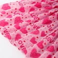 thumbnail image 4 of Toddler Girls Dresses Pink Heart Print Lovely Valentines Day Dress Outfit Little Girls Summer Clothes 2T (572-2), 4 of 5